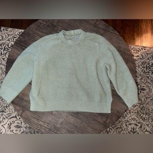 Abercrombie & Fitch Pastel Mint Crewneck Sweater